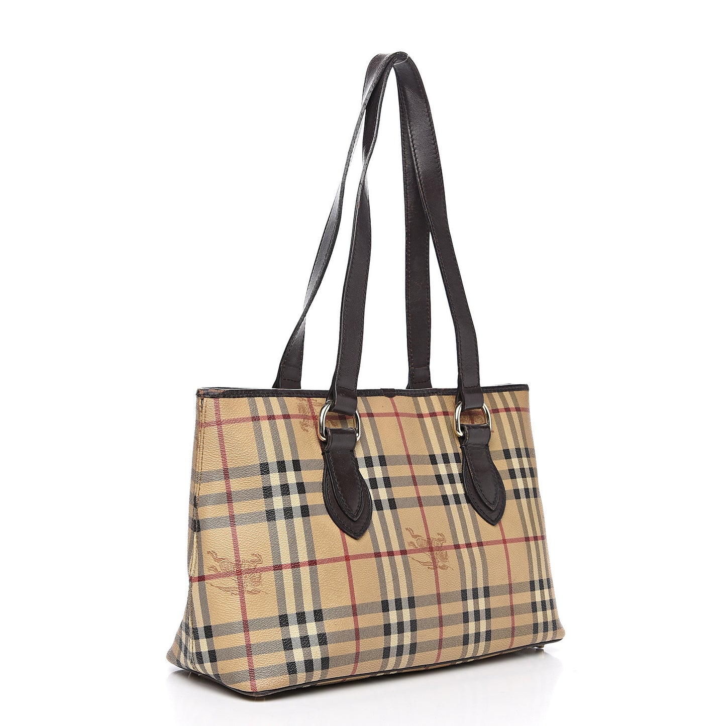 Haymarket Check Medium Regent Tote Chocolate