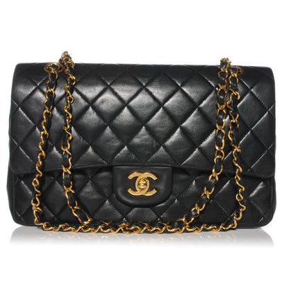 Chanel Lambskin Medium Double Flap Black 1 of 10