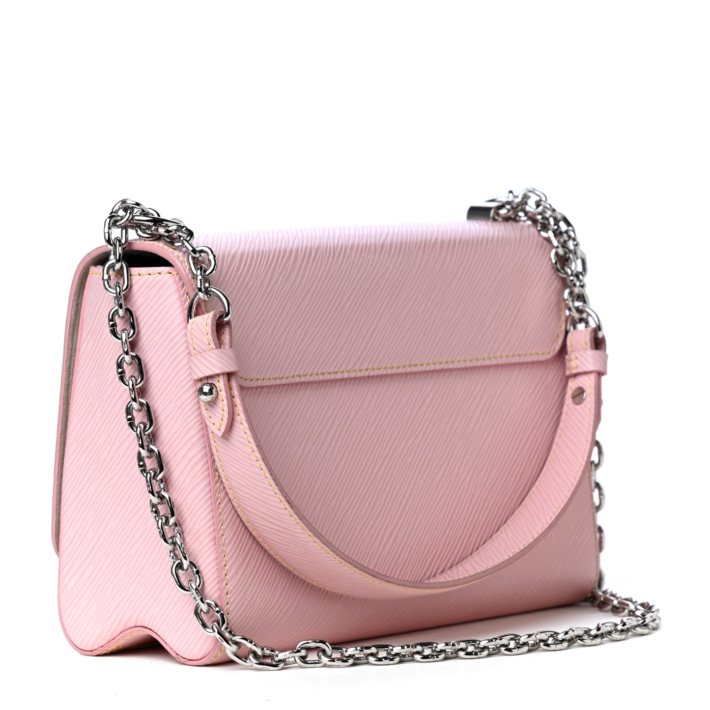 Epi Twist Shoulder Bag MM Rose Ballerine