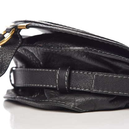 Chloe Calfskin Mini Marcie Round Crossbody Bag Black 12 of 12