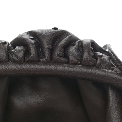 Bottega Veneta Ostrich The Mini Pouch Fondente 11 of 13