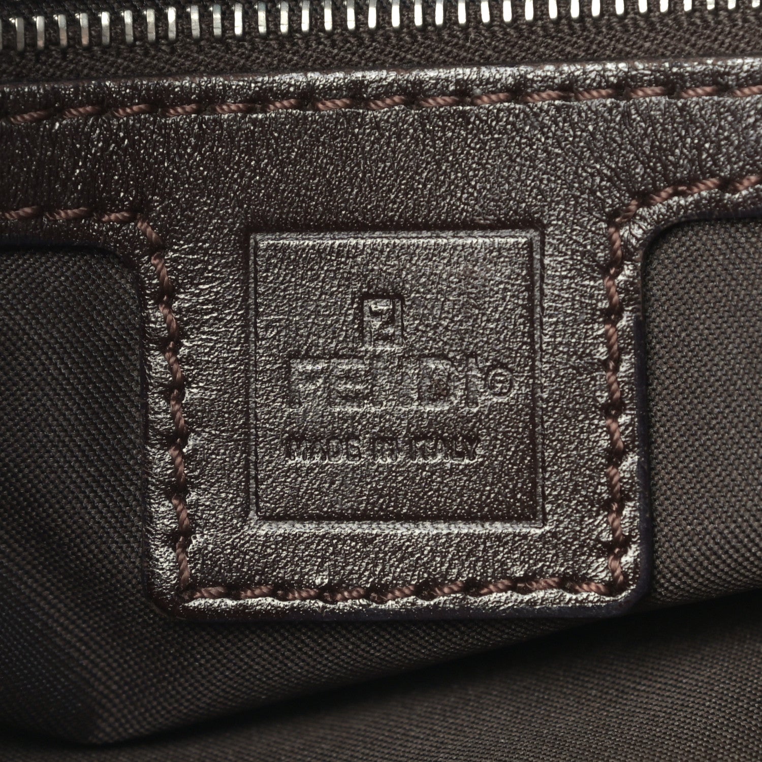 Fendi Zucca Shoulder Bag Tobacco 5 of 12