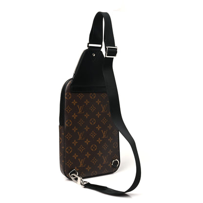 Louis Vuitton Monogram Macassar Avenue Sling Bag 3 of 10