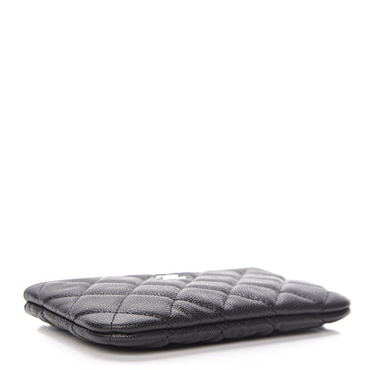 Chanel Caviar Quilted Small Cosmetic Case Black 4 of 8