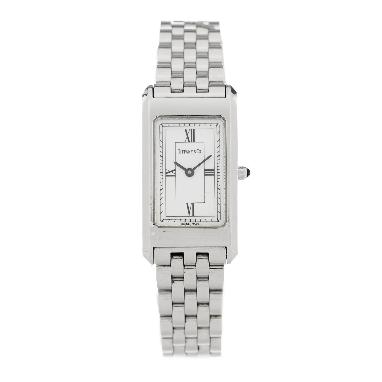 Tiffany Stainless Steel 20mm Portfolio Quartz Watch 1 of 4