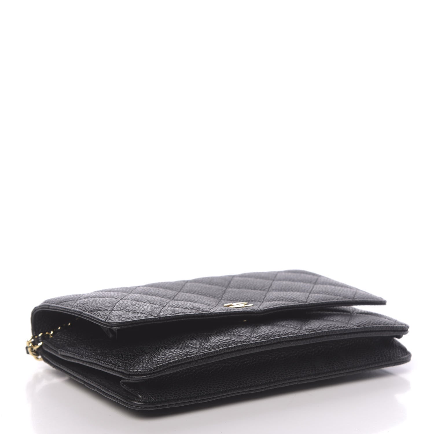 Chanel Caviar Quilted Wallet On Chain WOC Black 4 of 12
