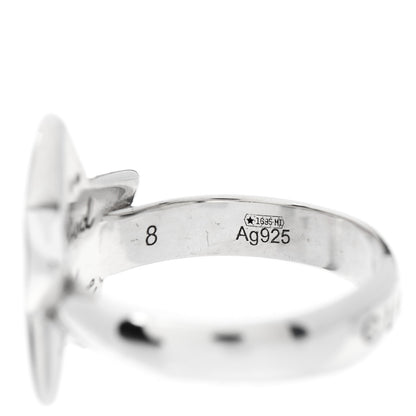 Gucci Sterling Silver Blind for Love Star Cat Ring 48 4.5 5 of 6