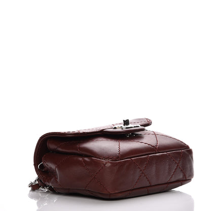 Chanel Lambskin Double Stitch Mini Flap Bordeaux 4 of 7