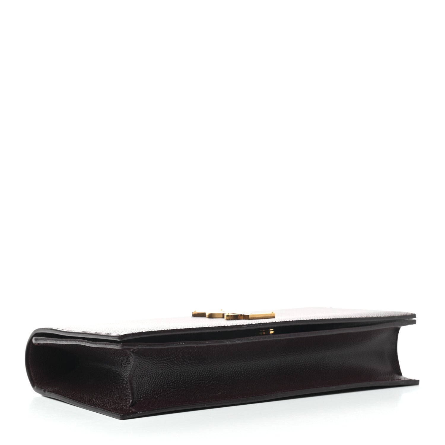 Saint Laurent Grain De Poudre Classic Kate Monogram Clutch Amaranto 3 of 6