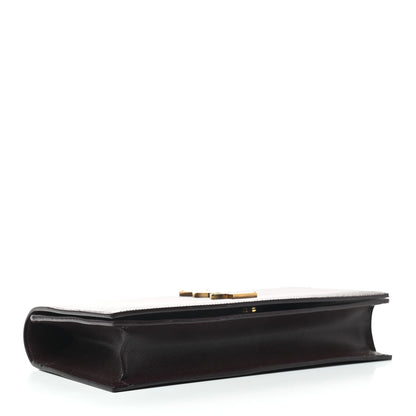 Saint Laurent Grain De Poudre Classic Kate Monogram Clutch Amaranto 3 of 6