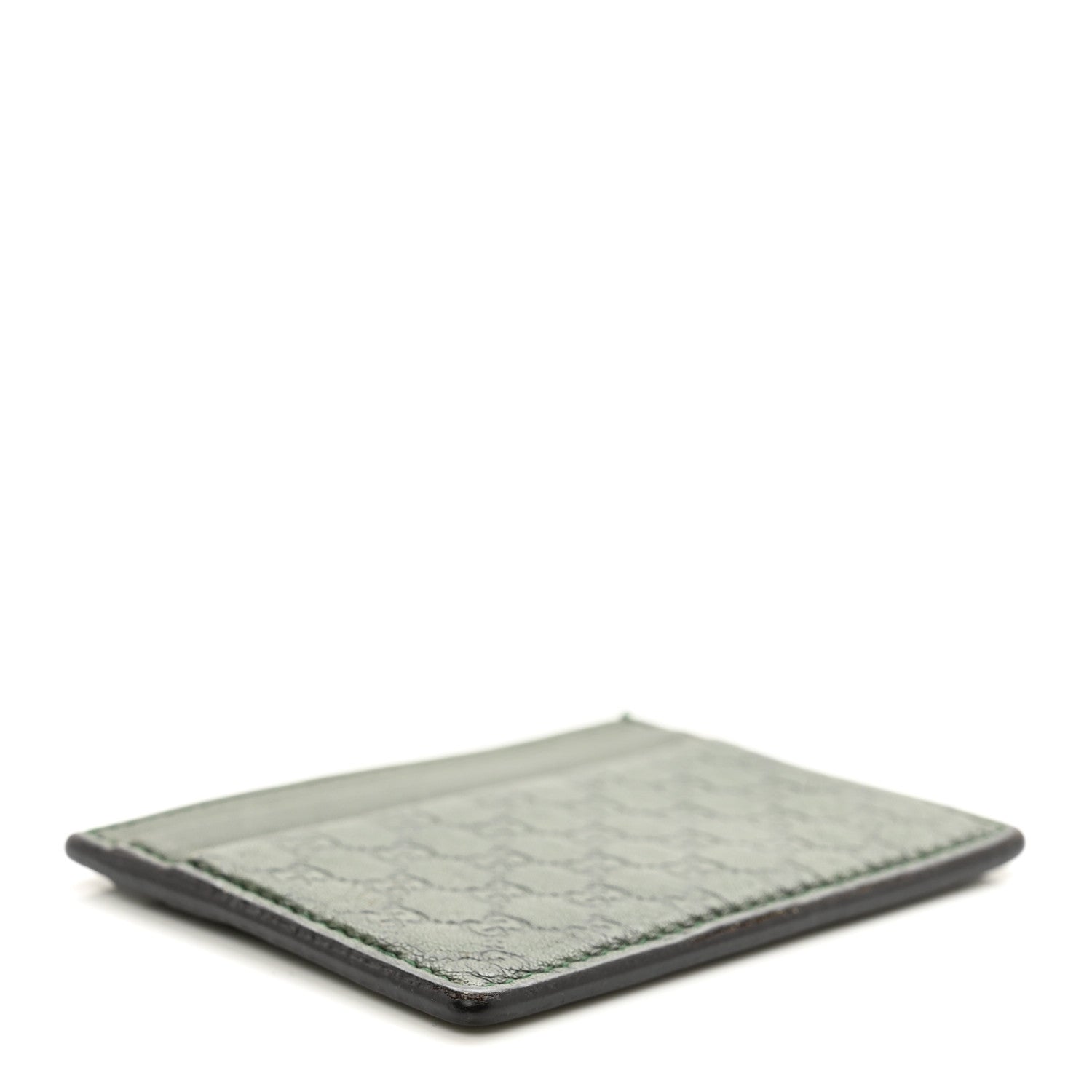 Gucci Microguccissima Card Holder Green 4 of 11
