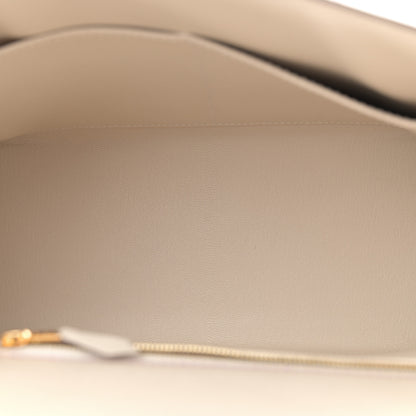 Hermes Epsom Bi-Color Horseshoe Kelly Sellier 28 Craie Rose Pourpre 5 of 11