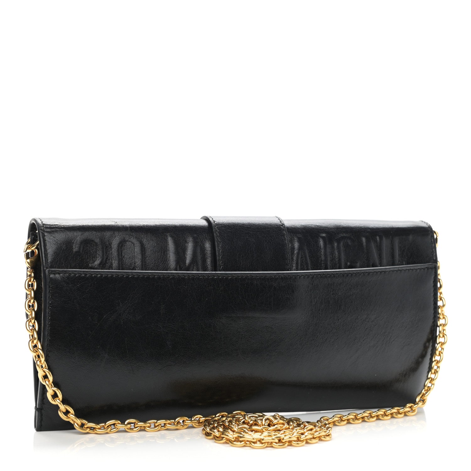 Christian Dior Calfskin 30 Montaigne Chain Pouch Black 3 of 9