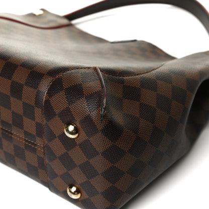 Louis Vuitton Damier Ebene Caissa Hobo Cherry 12 of 17