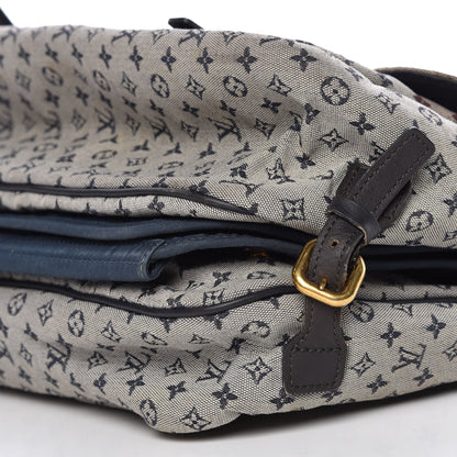 Louis Vuitton Mini Lin Sac a Langer Diaper Bag Blue 17 of 20