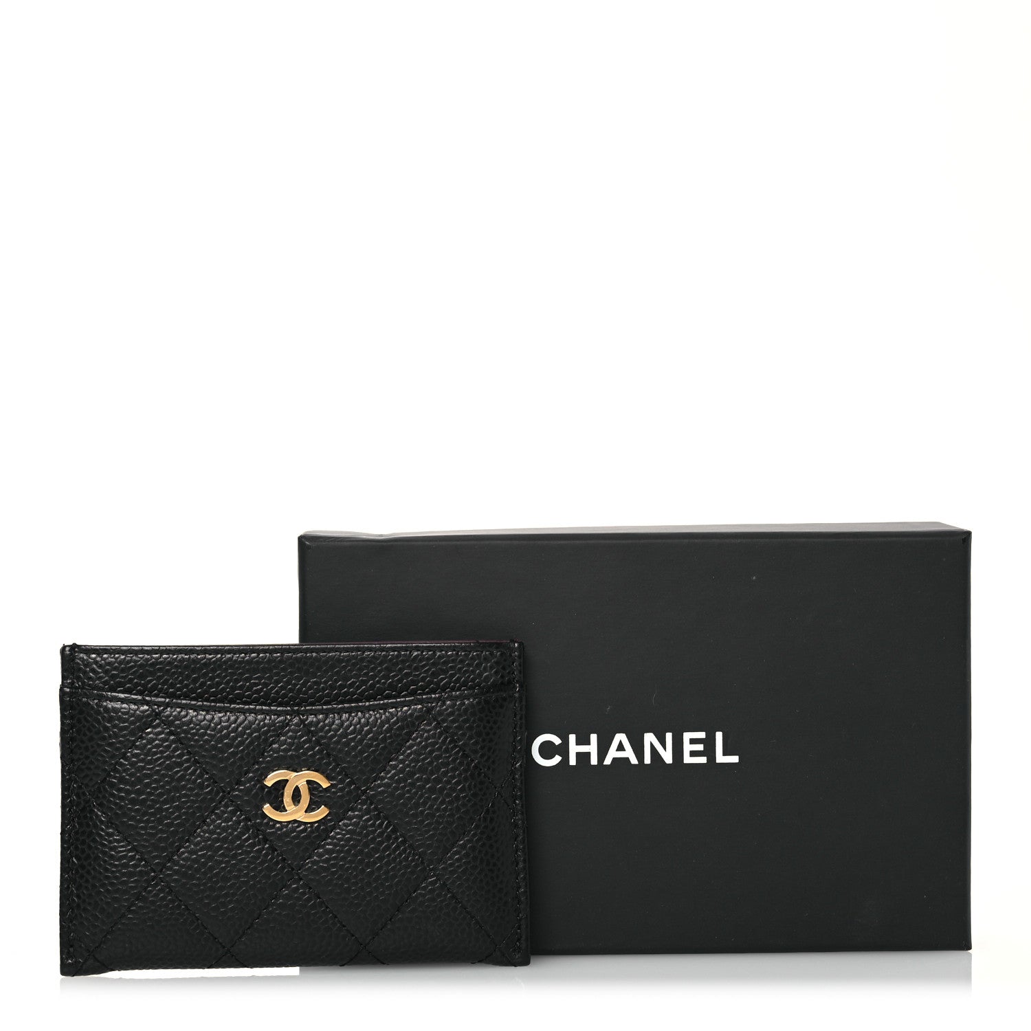 Chanel Caviar Quilted Card Holder Black 11 of 11