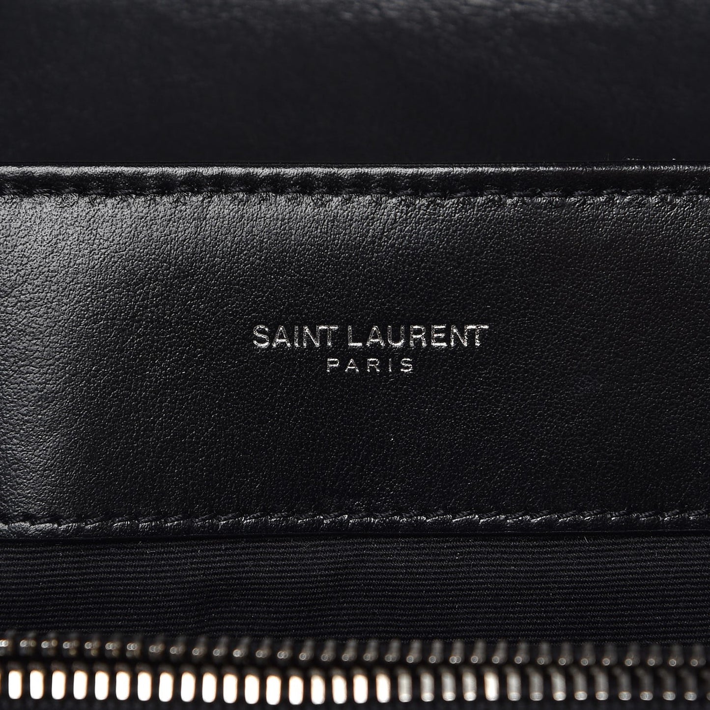 Calfskin Y Quilted Monogram Medium Loulou Chain Satchel Black