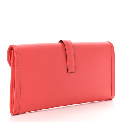 Hermes Evercolor Jige Elan 29 Clutch Rose Texas 3 of 8