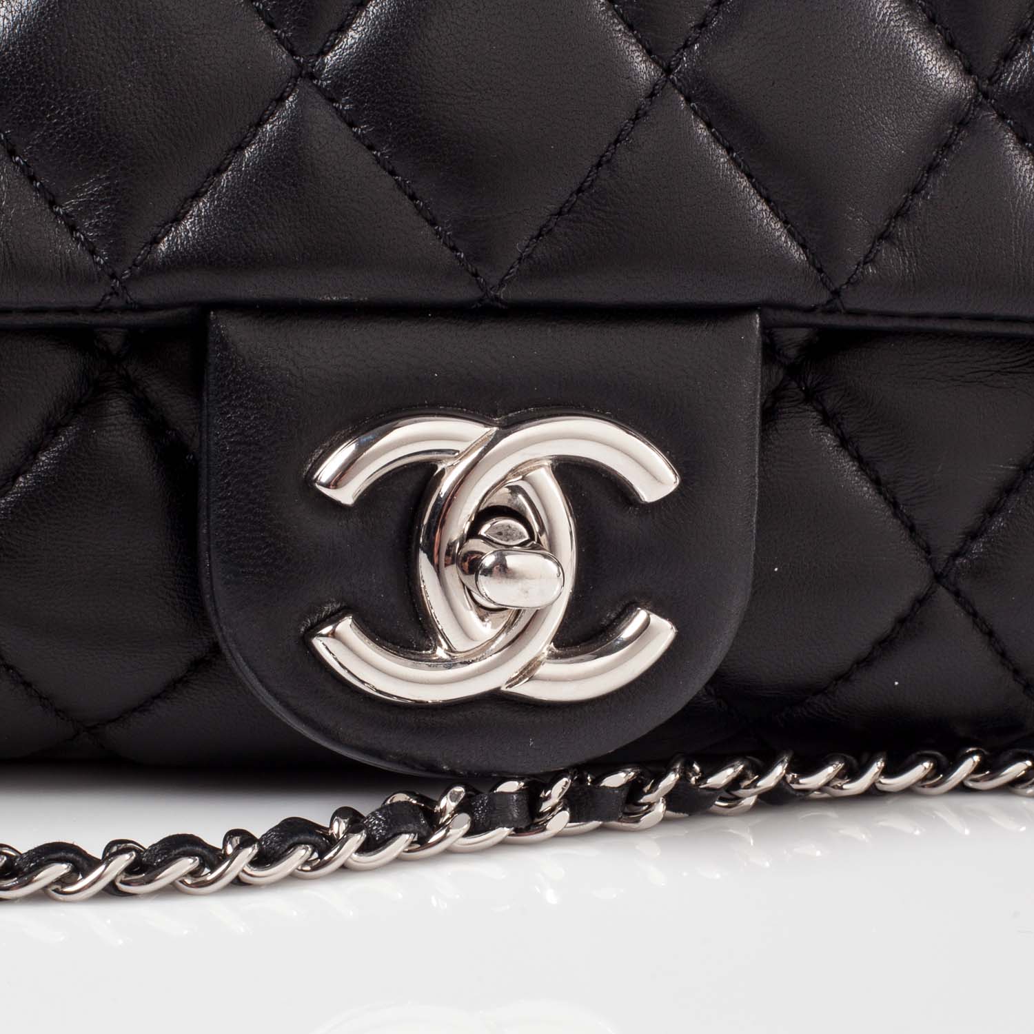 Chanel Lambskin Medium Coco Rain Flap Black 6 of 14