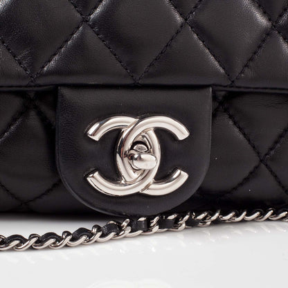 Chanel Lambskin Medium Coco Rain Flap Black 6 of 14