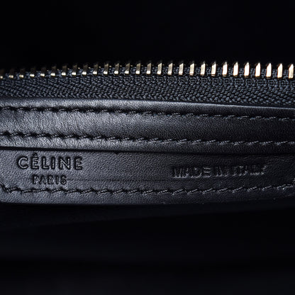 Celine Satin Calfskin Mini Tri-Color Luggage Dark Grey 6 of 11