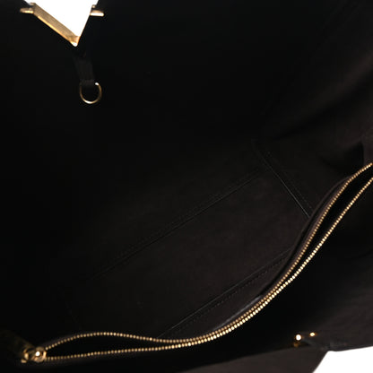 Louis Vuitton Calfskin Monogram Kimono Tote Black 5 of 9