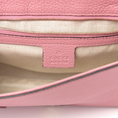 Gucci Pebbled Calfskin Medium Soho Flap Crossbody Pink 5 of 9