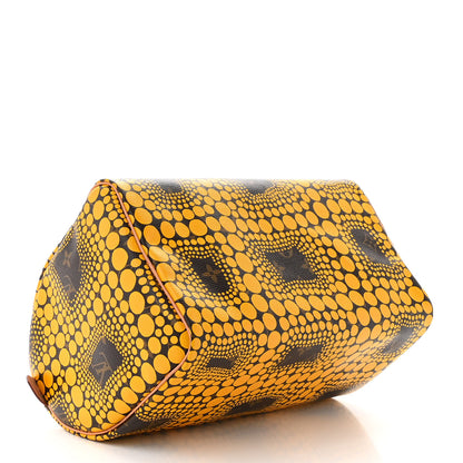 Louis Vuitton Monogram Kusama Town Speedy 30 Yellow 4 of 11