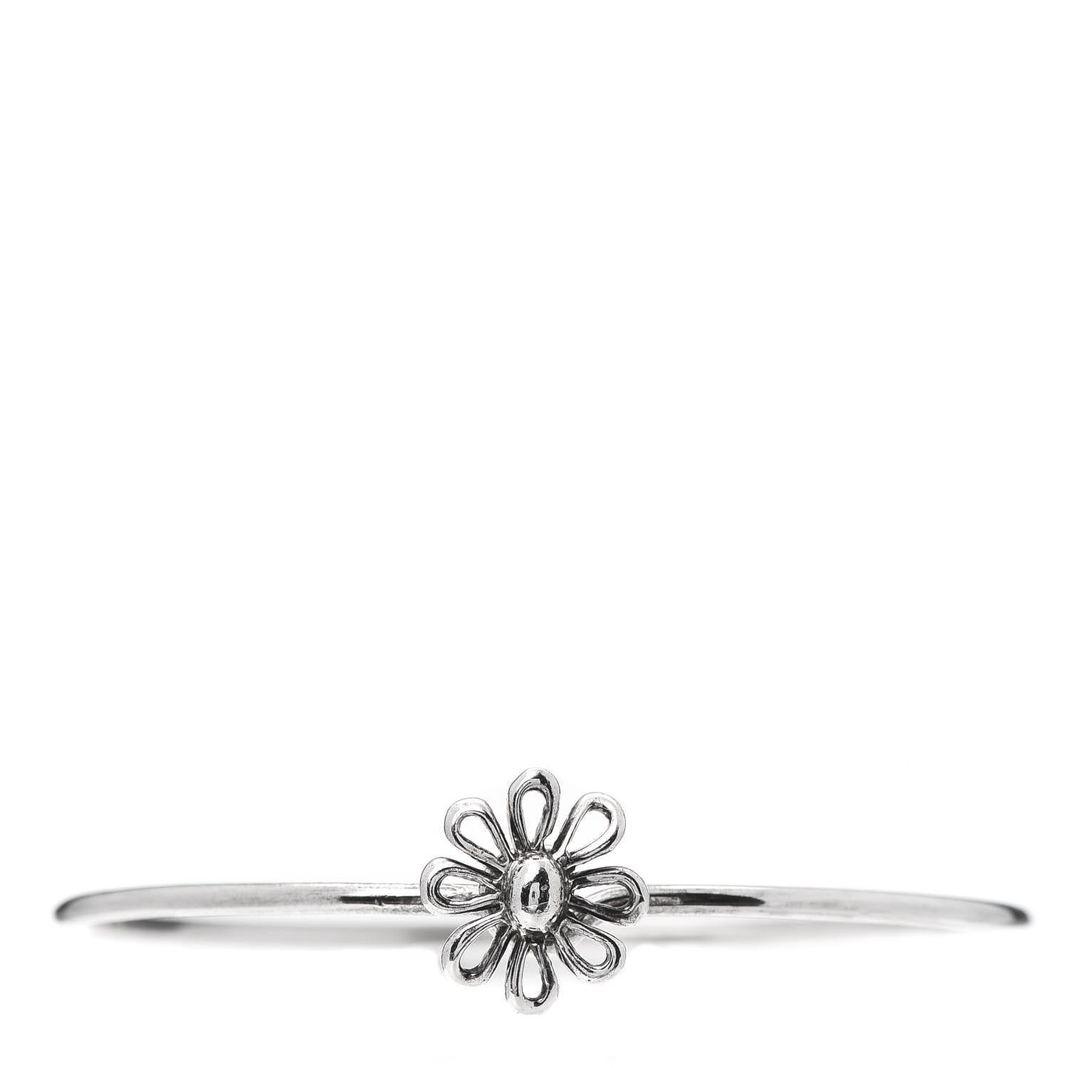 Tiffany Sterling Silver Paloma Picasso Daisy Bangle Bracelet 1 of 6