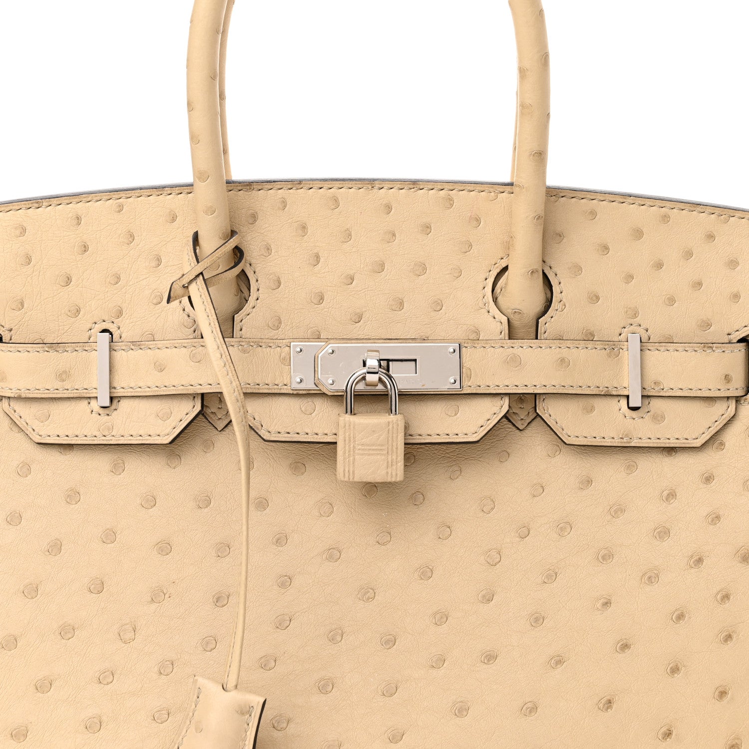 Hermes Ostrich Birkin 30 Parchemin 8 of 10