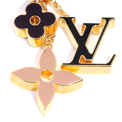 Louis Vuitton Fleur De Monogram Bag Charm Dore 4 of 7