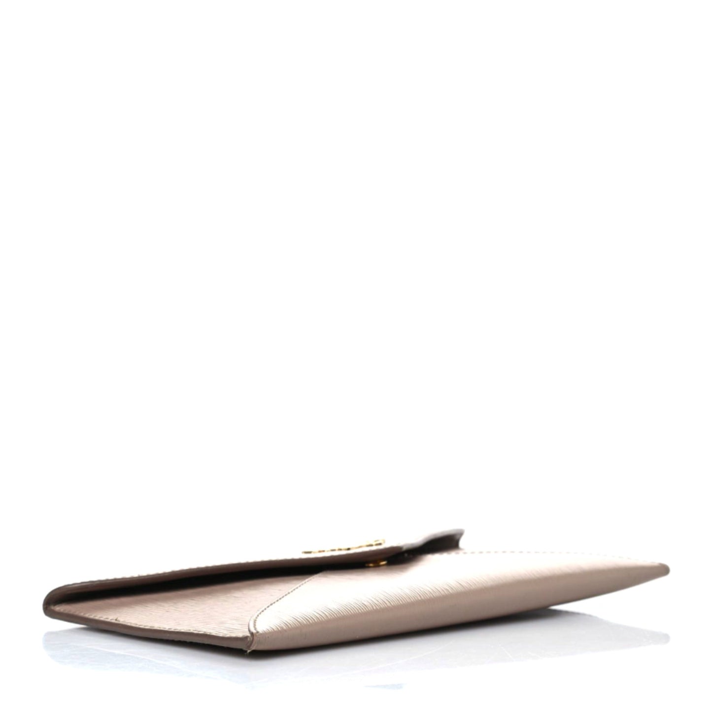 Saffiano Metal Envelope Wallet Cammeo