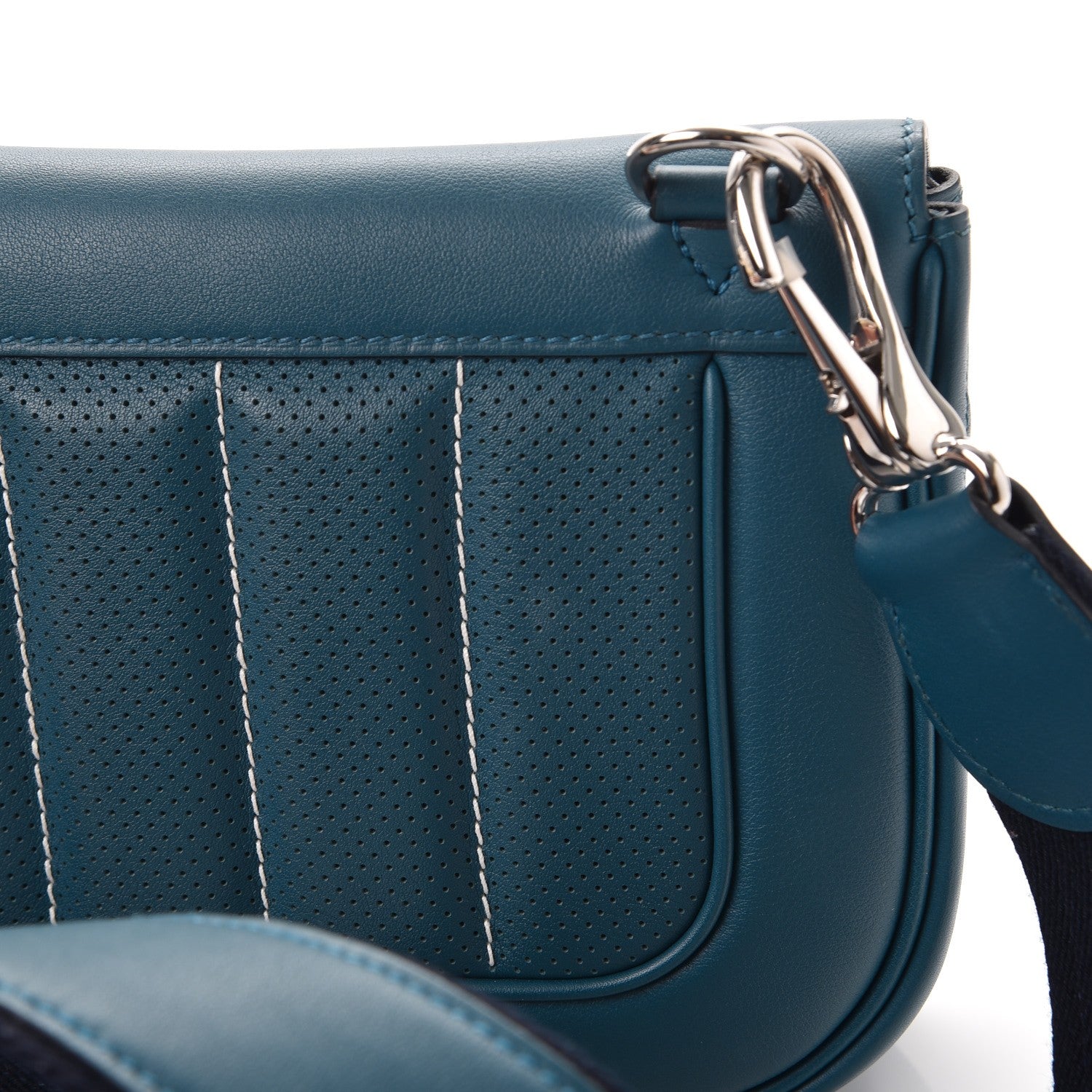 Hermes Veau Swift Mini Sac Berline Bleu Thalassa 8 of 9