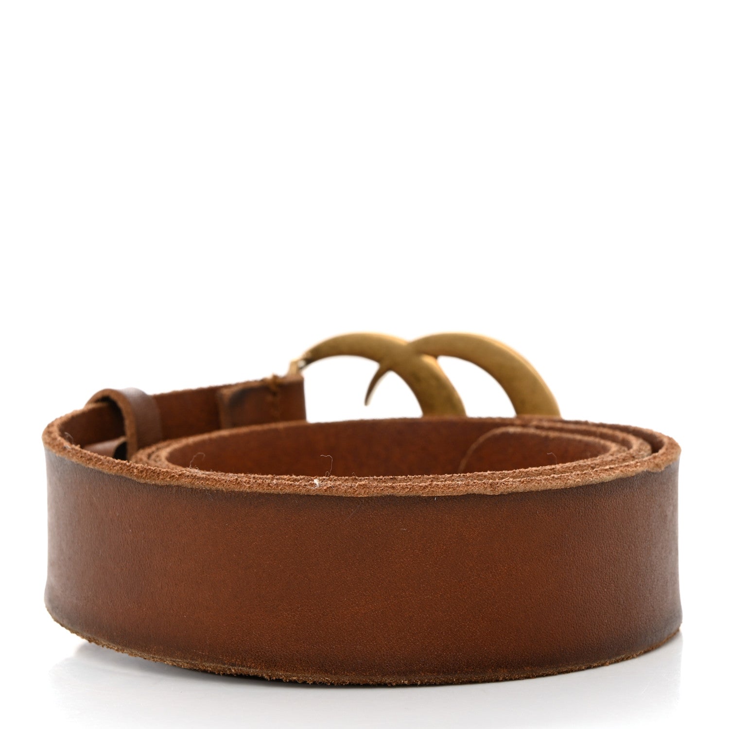 Gucci Calfskin Crystal Double G 40mm Belt 90 36 Brown Multicolor 2 of 5