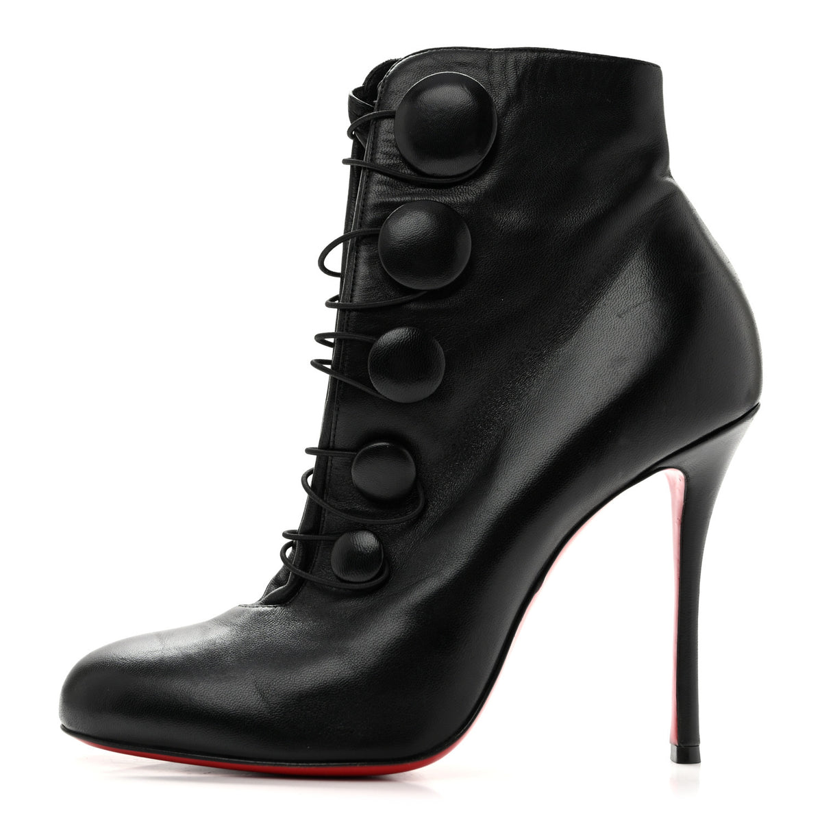 Shiny Nappa Booton 100 Ankle Boots 39 Black