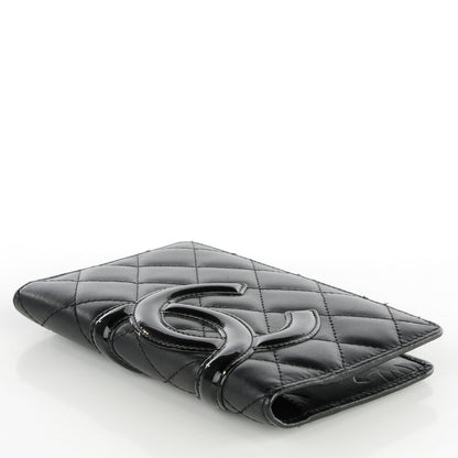Chanel Calfskin Quilted Small Cambon Agenda Planner Black 4 of 8