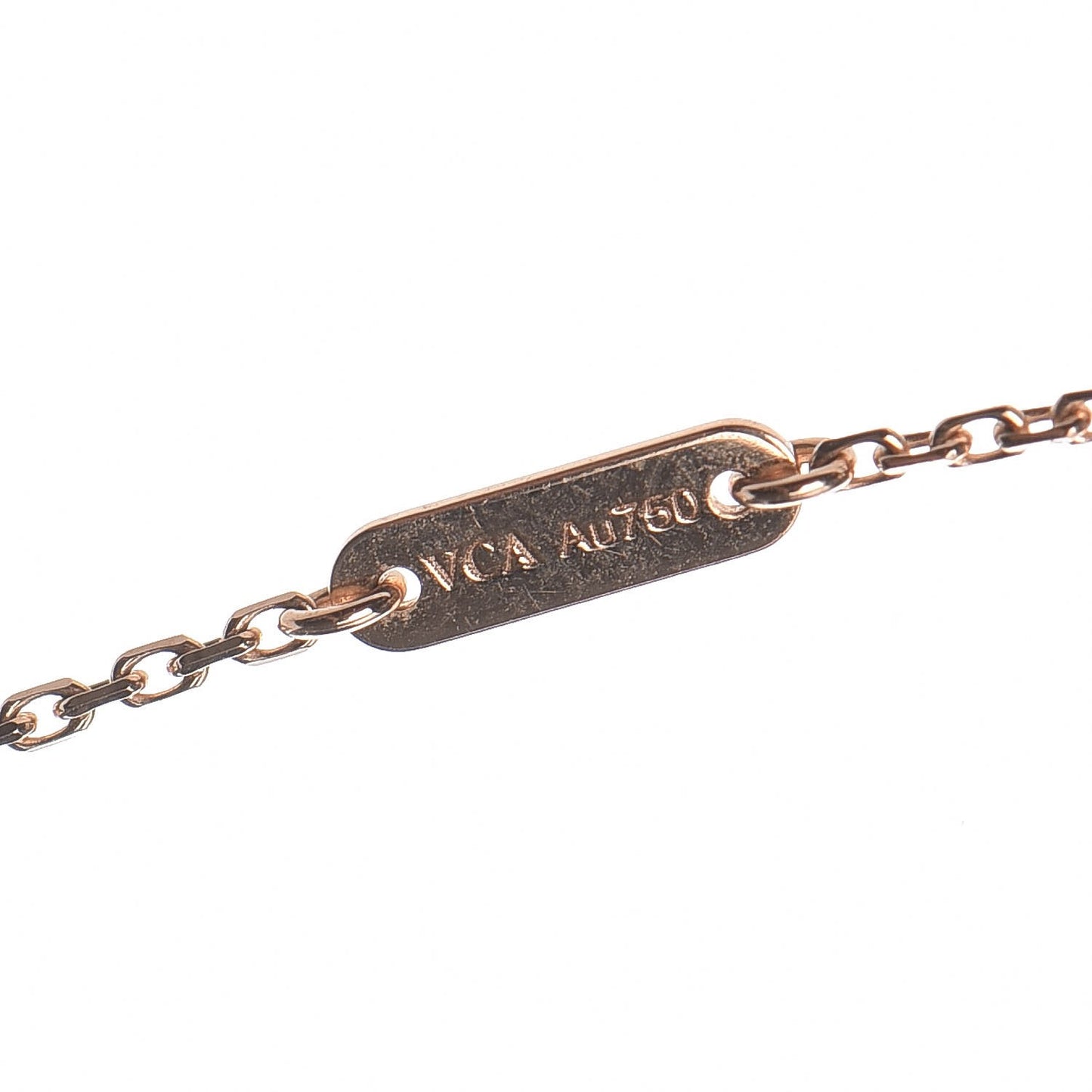 18K Rose Gold Sweet Alhambra Pendant Necklace