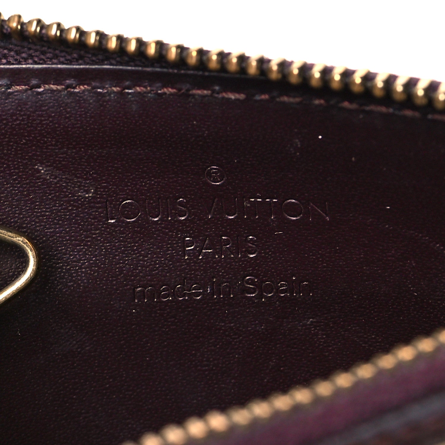 Louis Vuitton Vernis Key Pouch Amarante 6 of 9