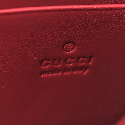 Gucci GG Supreme Monogram Blooms Chain Wallet Beige Multicolor Dry Rose 6 of 13