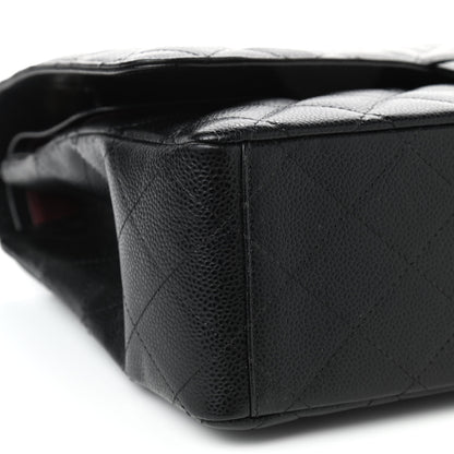 Chanel Caviar Quilted Maxi Double Flap Black 8 of 12