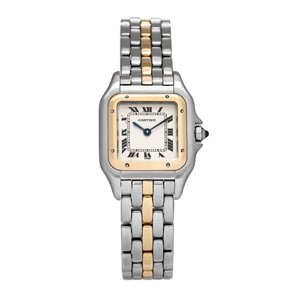Cartier Stainless Steel 18K Yellow Gold 22mm Panthere Quartz Watch 1 of 4
