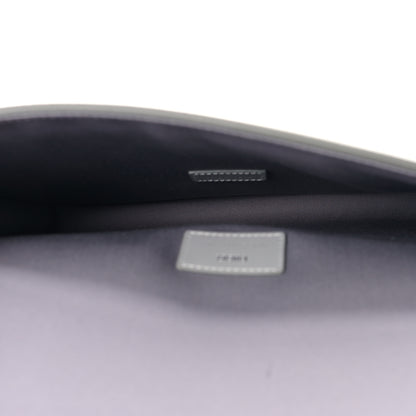 Christian Dior Coated Canvas CD Diamond Hit The Road A5 Pouch With Flap Gray 5 of 9