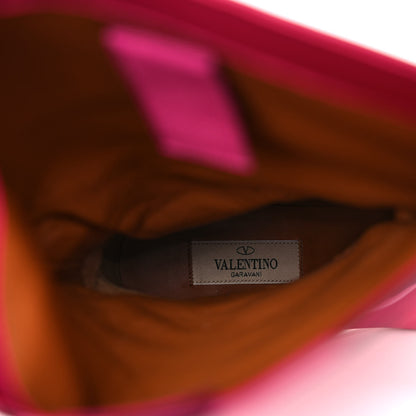 Valentino Garavani Calfskin Tiger Slouchy Boots 37 Pink 7 of 10