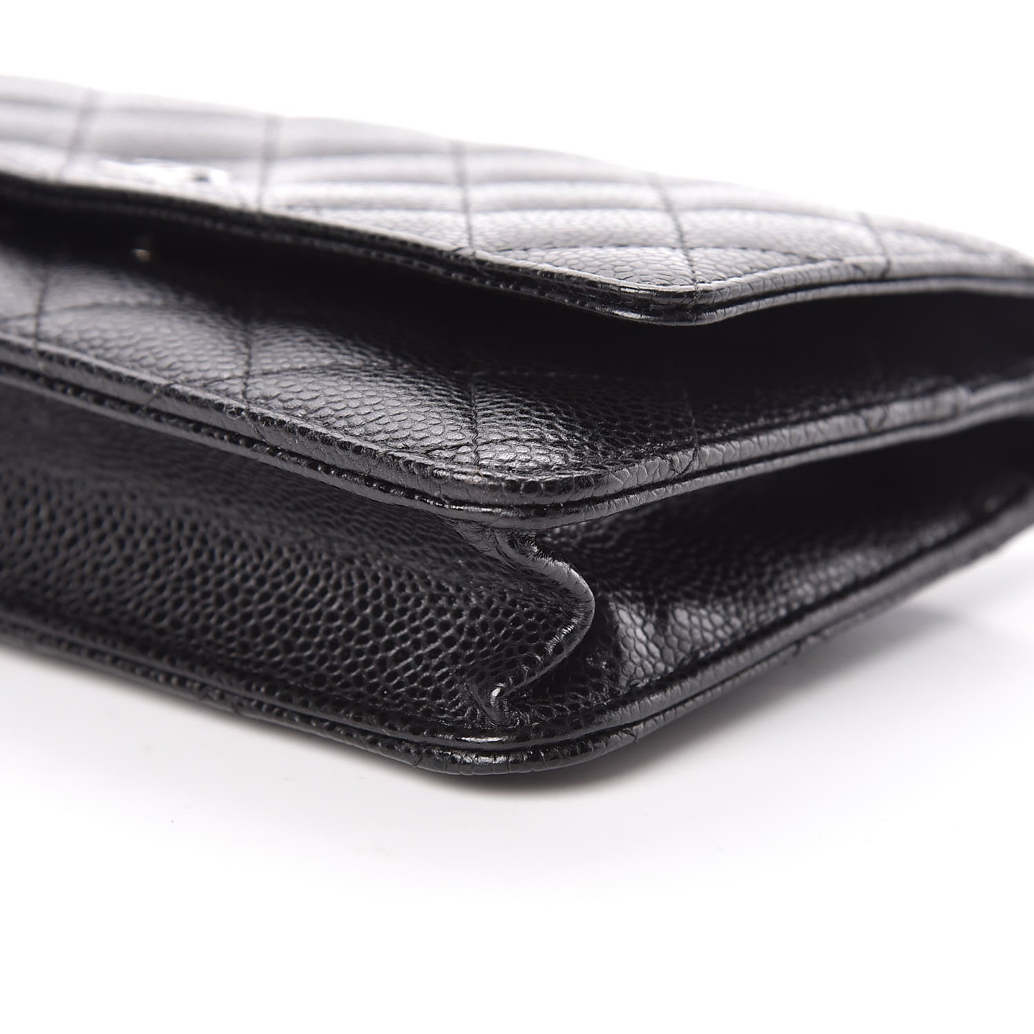 Chanel Caviar Quilted Wallet On Chain WOC Black 11 of 12