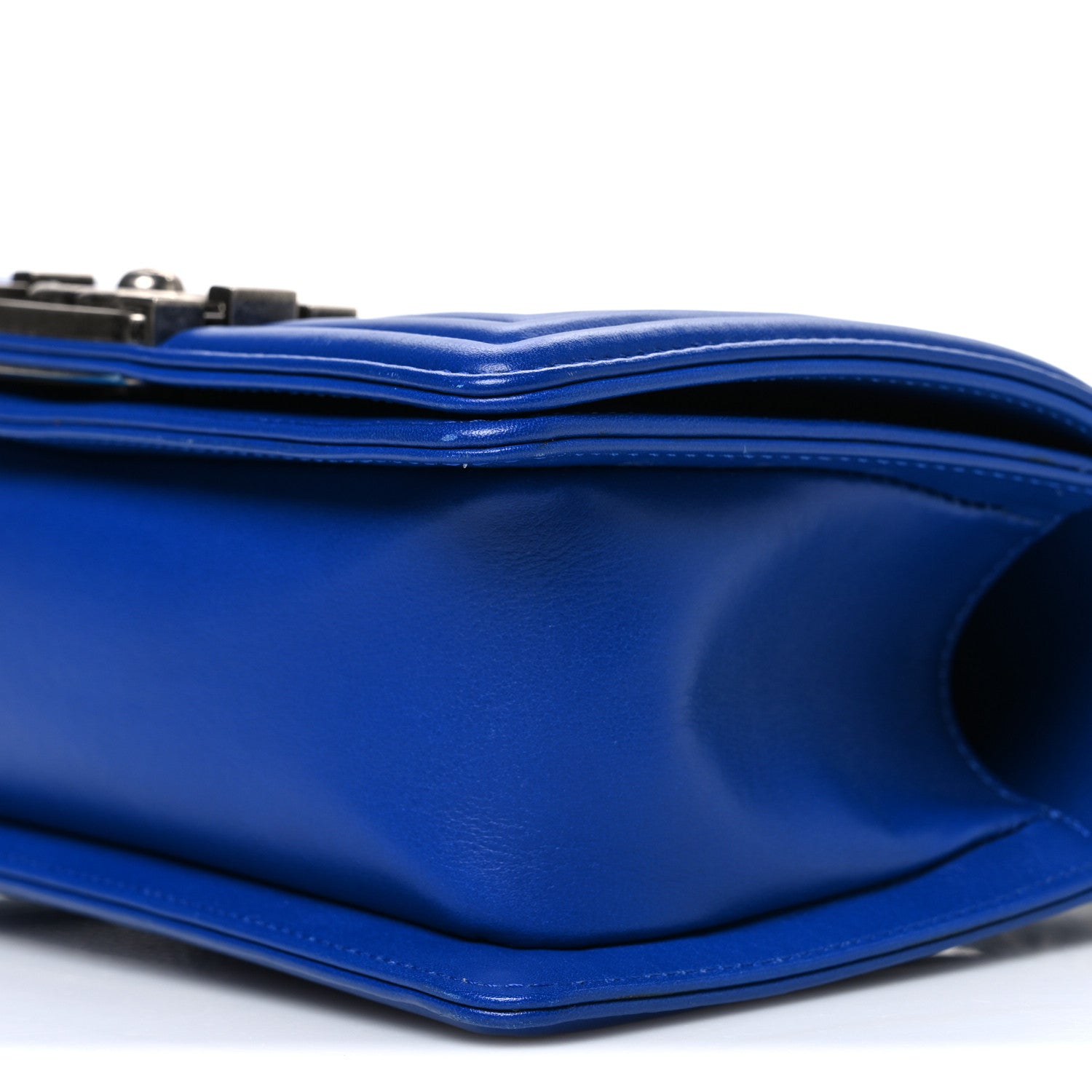 Chanel Galuchat Stingray Small Boy Flap Blue 10 of 10