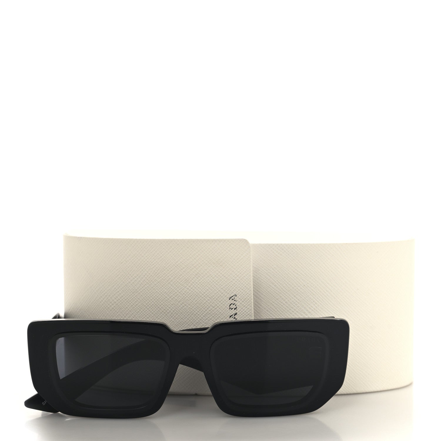 Prada Acetate Symbole Sunglasses SPR 17W Black 7 of 7