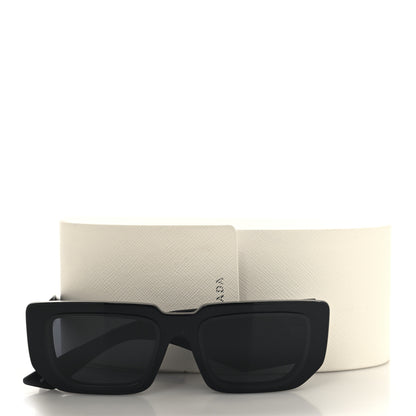 Prada Acetate Symbole Sunglasses SPR 17W Black 7 of 7