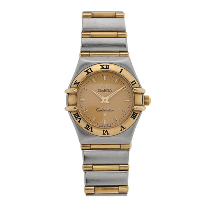 Omega Stainless Steel 18K Yellow Gold 22mm Constellation Quartz Watch Champagne 1262.10 1 of 4