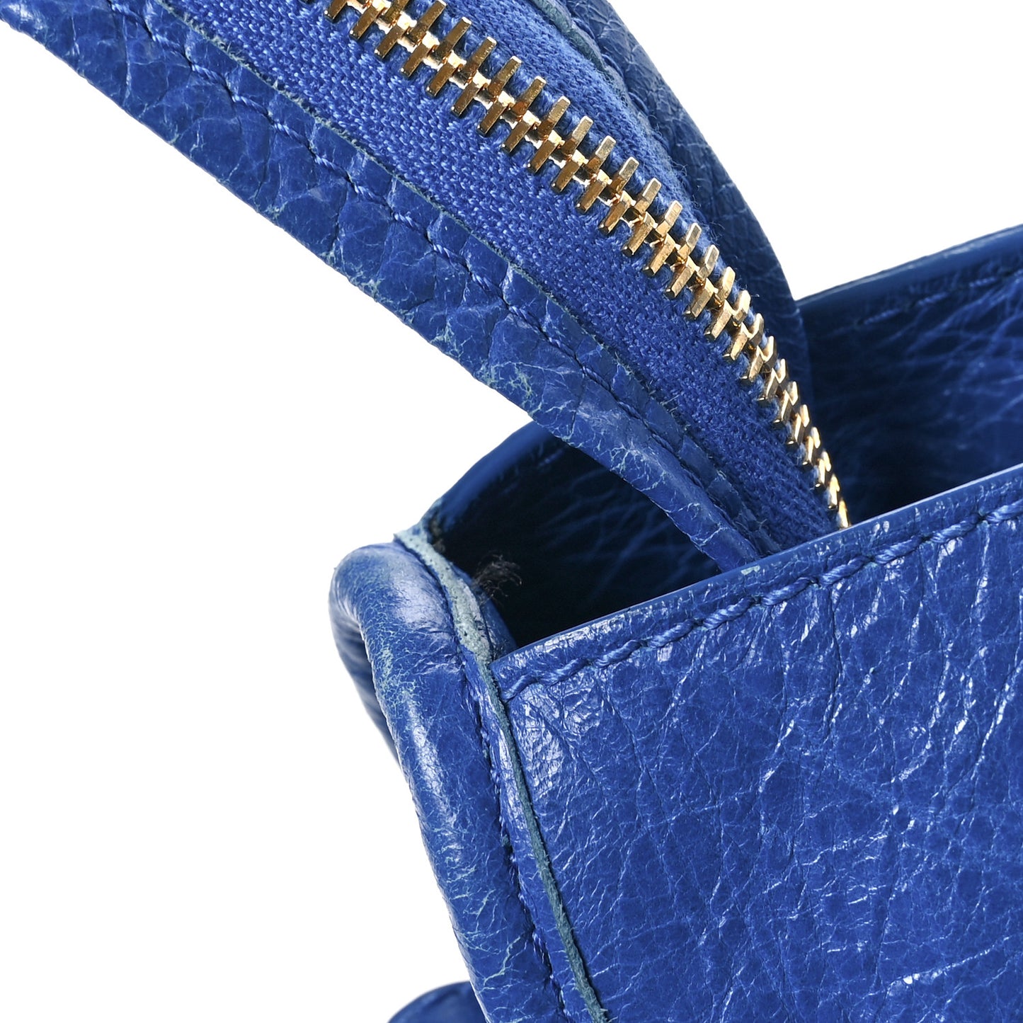 Agneau Giant 12 Gold Hardware City Bleu Lazuli