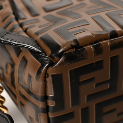 Fendi Vitello Bi-Color FF 1974 Embossed Mini Backpack Maya Black 15 of 15